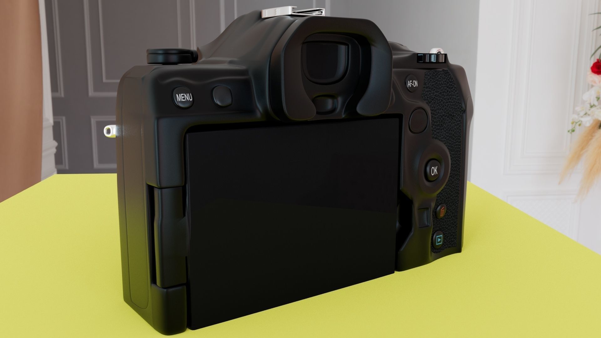 3D Digital camera OLYMPUS OM-1 3D model_3
