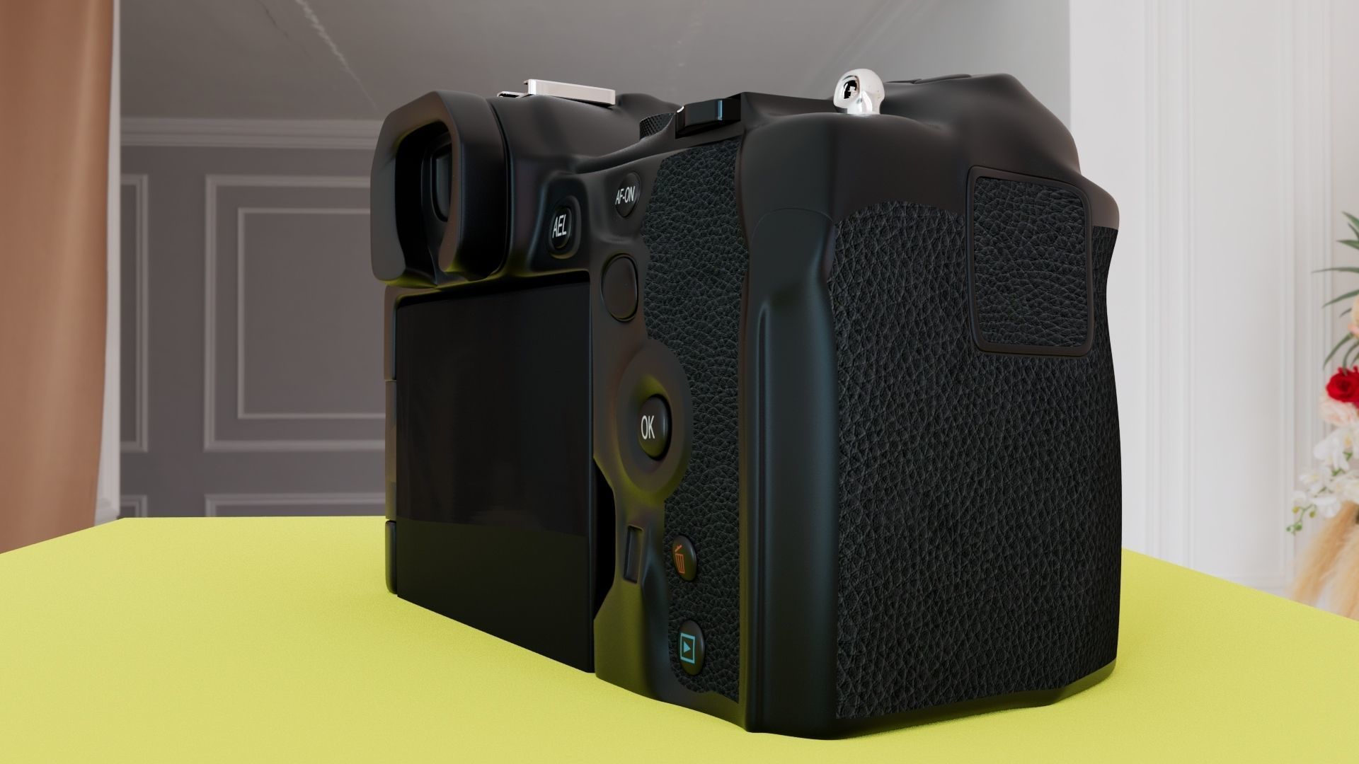 3D Digital camera OLYMPUS OM-1 3D model_8