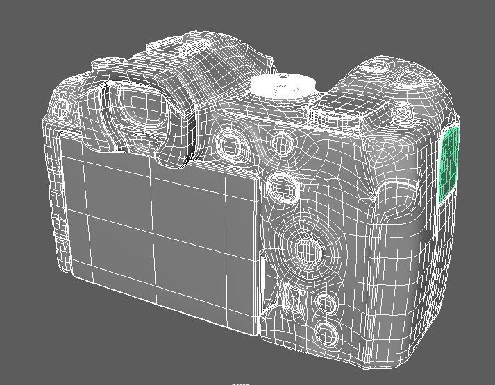 3D Digital camera OLYMPUS OM-1 3D model_15