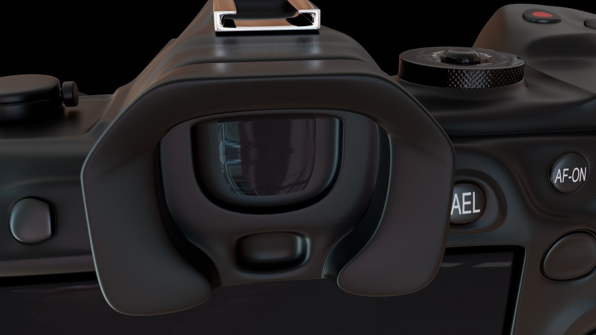 3D Digital camera OLYMPUS OM-1 3D model_2