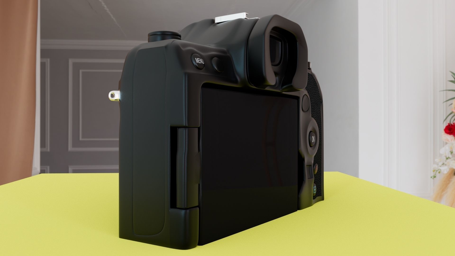 3D Digital camera OLYMPUS OM-1 3D model_4