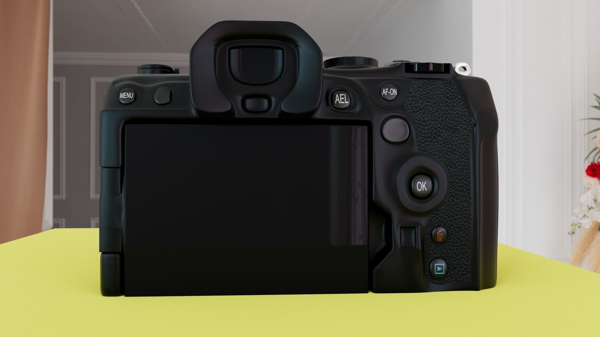 3D Digital camera OLYMPUS OM-1 3D model_9