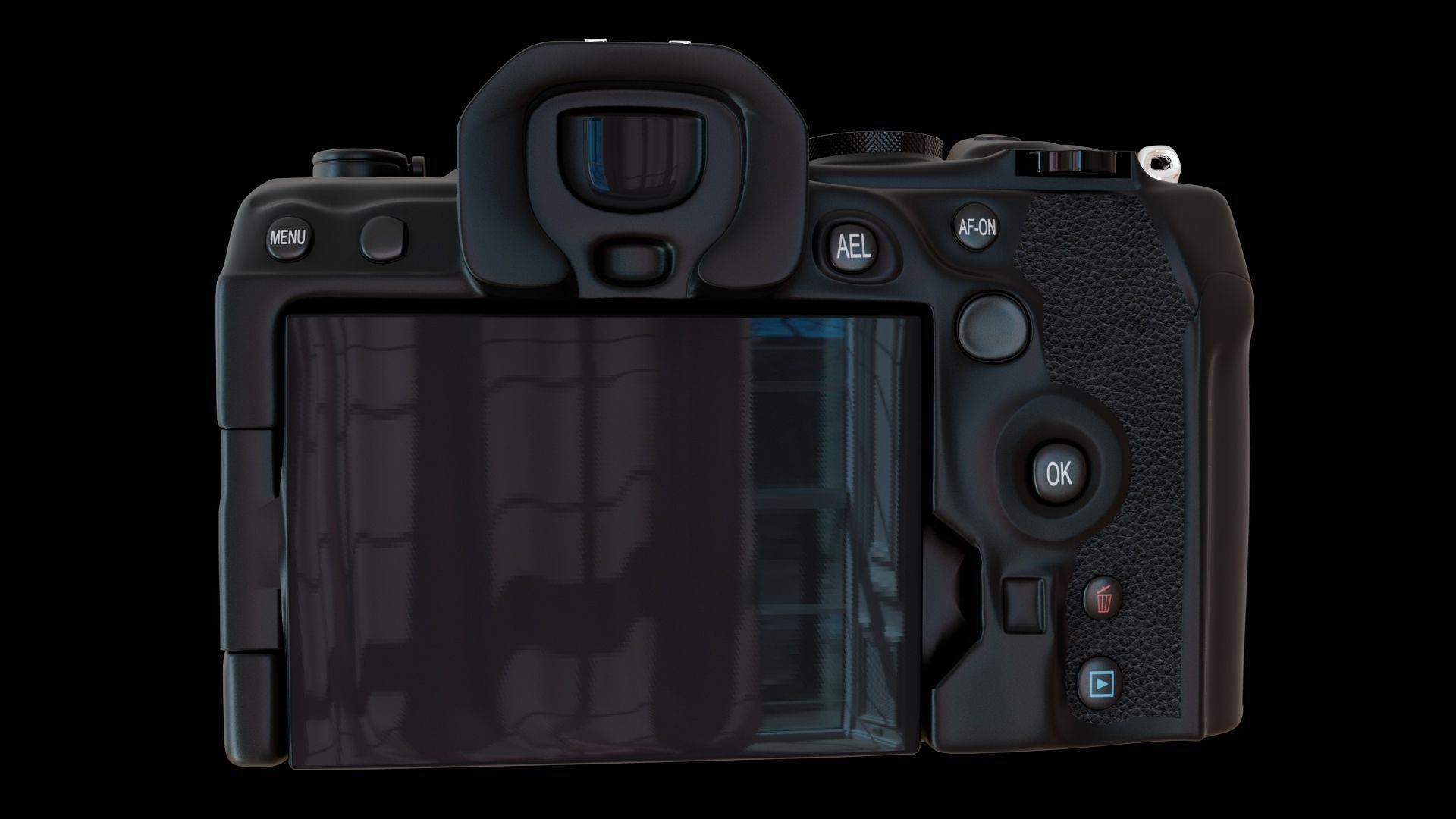 3D Digital camera OLYMPUS OM-1 3D model_13