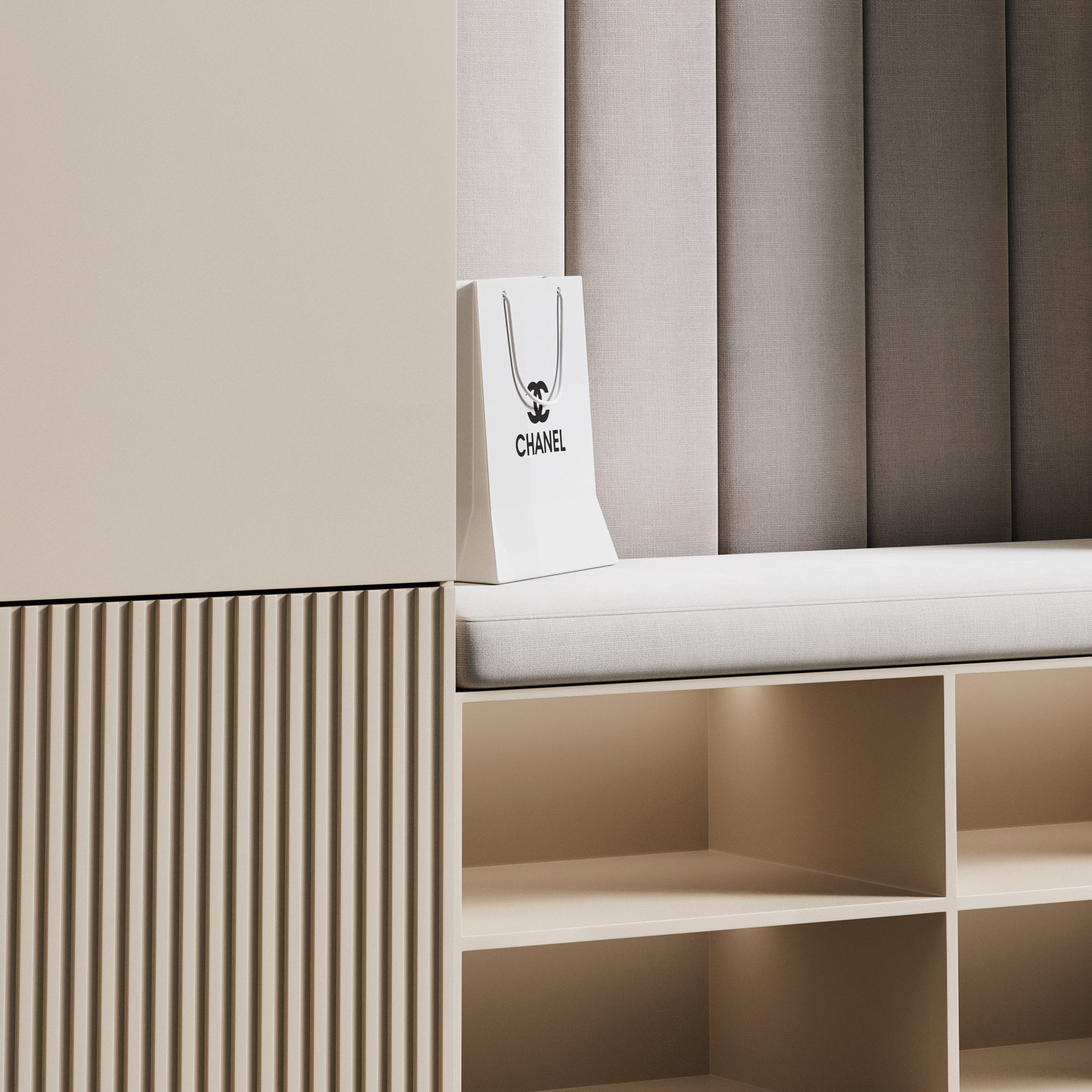 Hallway Set N3 3D model_3