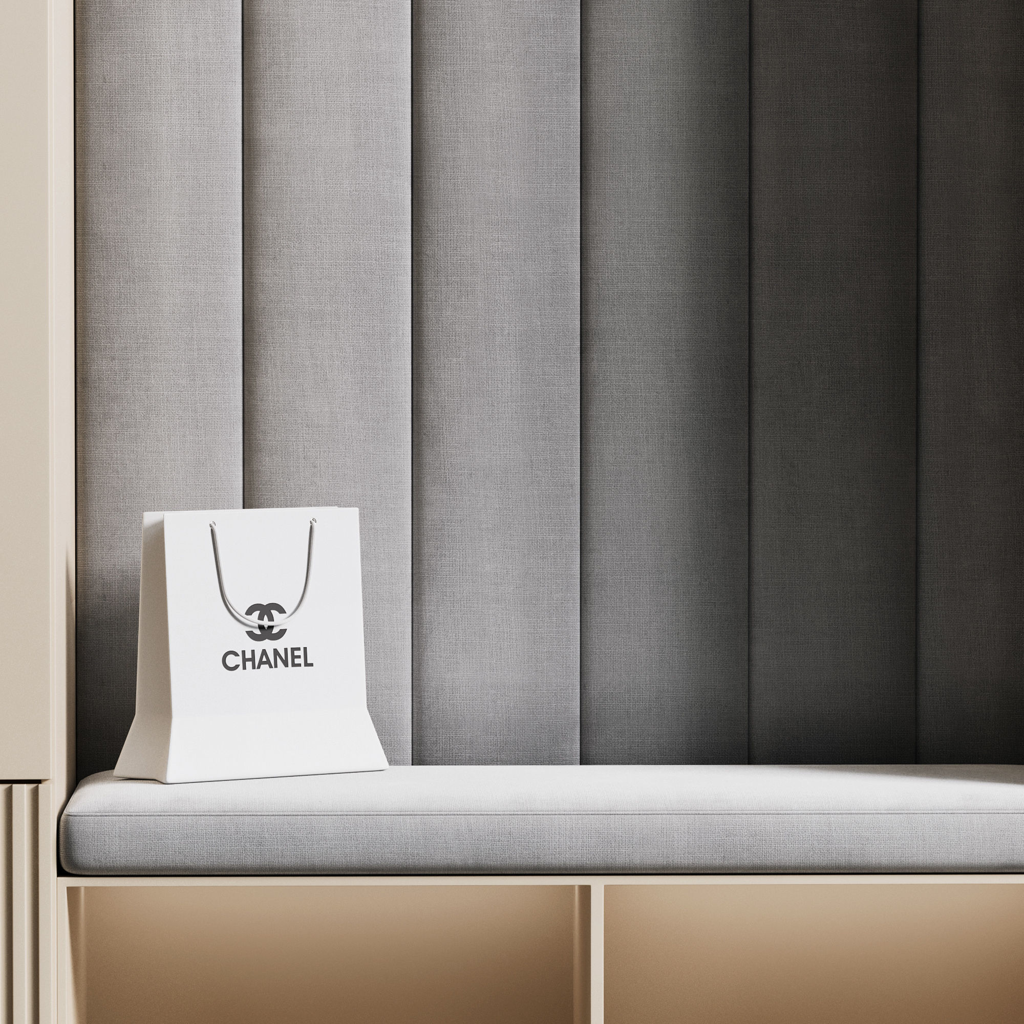 Hallway Set N3 3D model_1