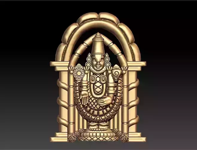THIRUPATHI BALAJI PENDENT 3D print model