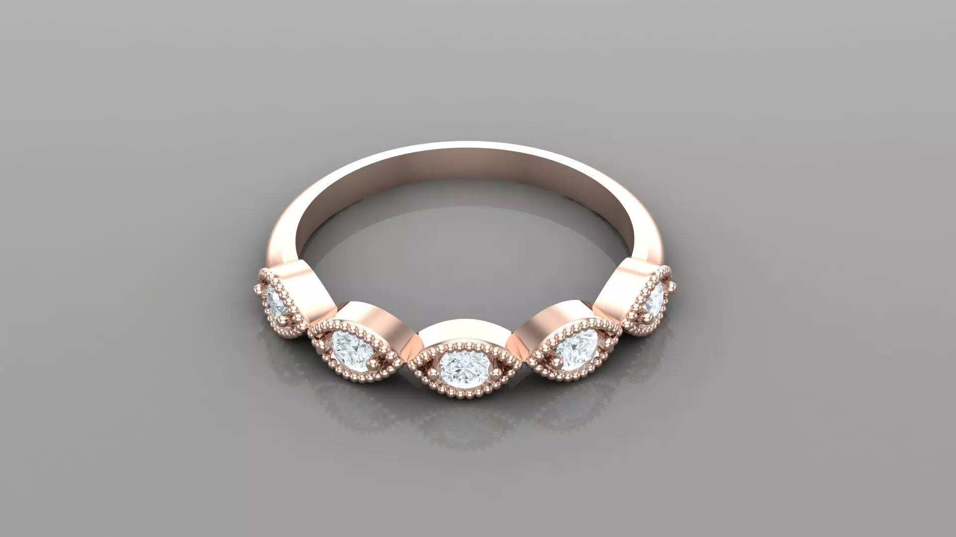 Diamond Ring Cad SR21 3D print model_0