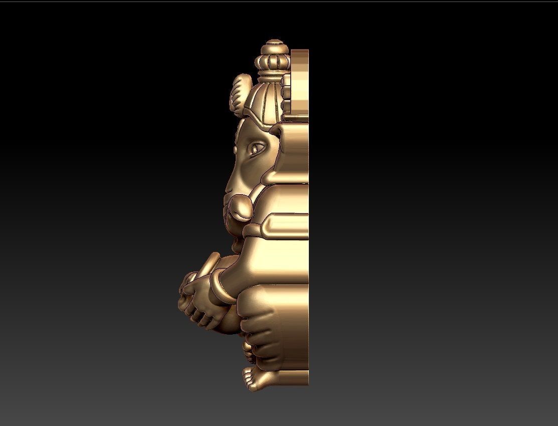 VINAYAGAR PENDENT 3D print model_2
