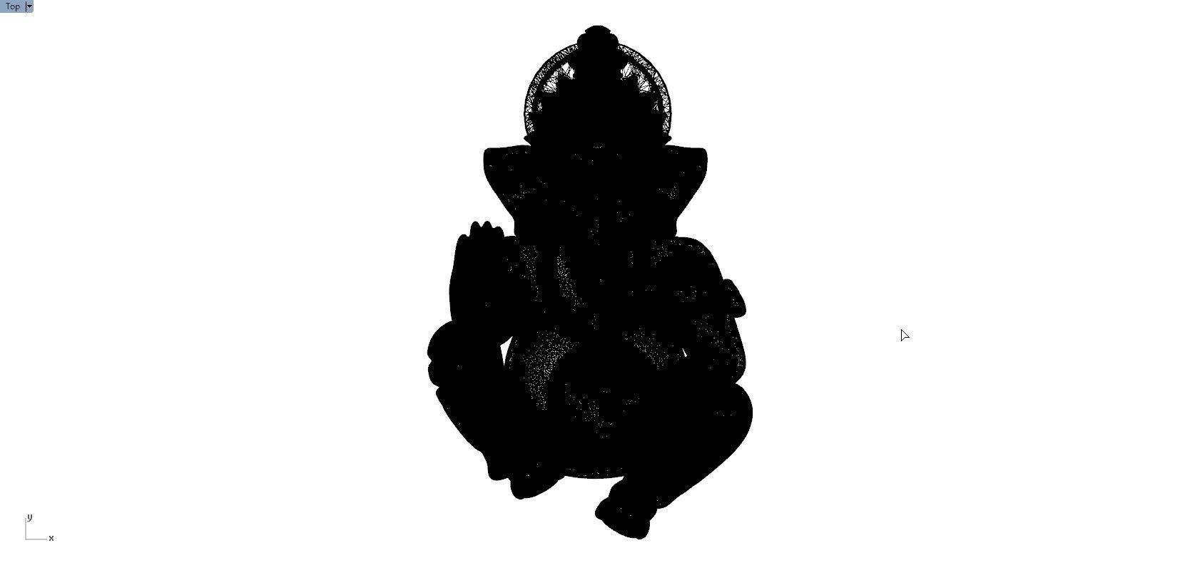 VINAYAGAR PENDENT 3D print model_8