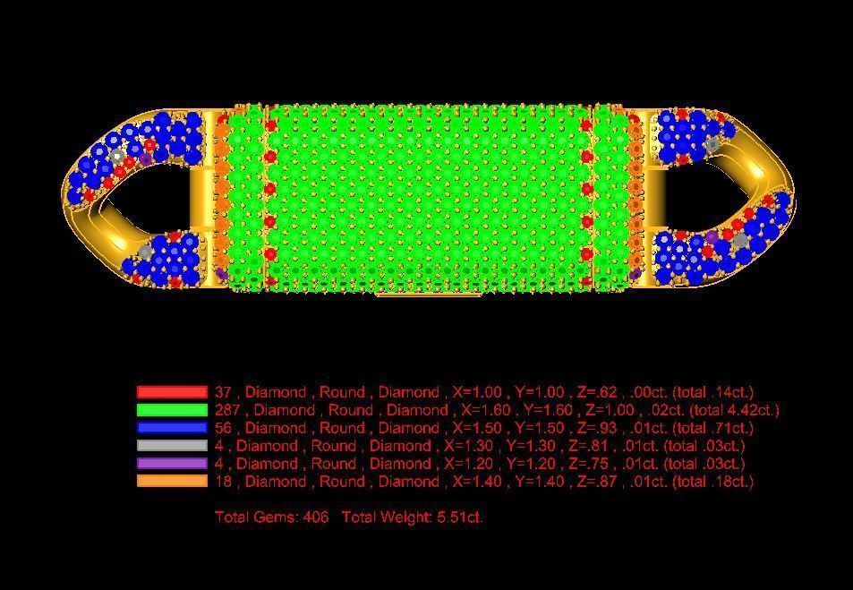 Lock cuban16mm 3D model_6