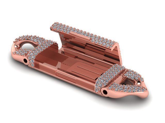 Lock cuban16mm 3D model_2