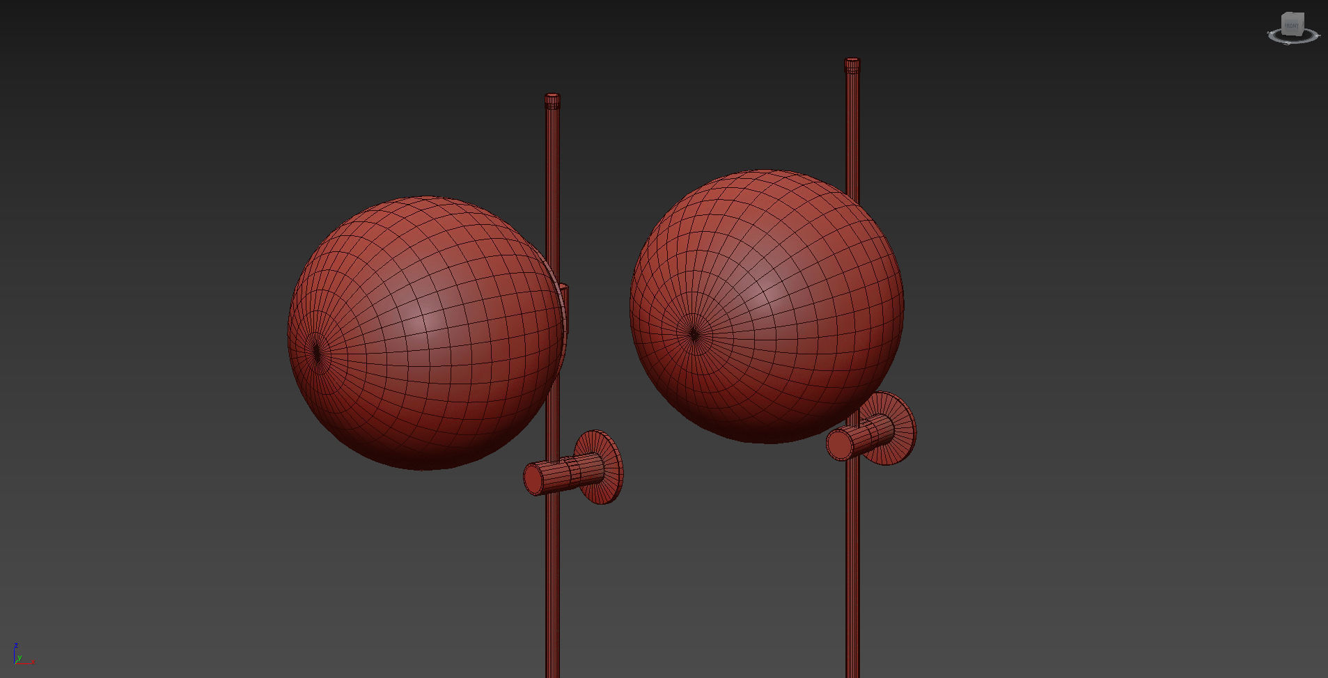 Plug in wall sconce neckless  from LUX Lighting USA 3D model_16