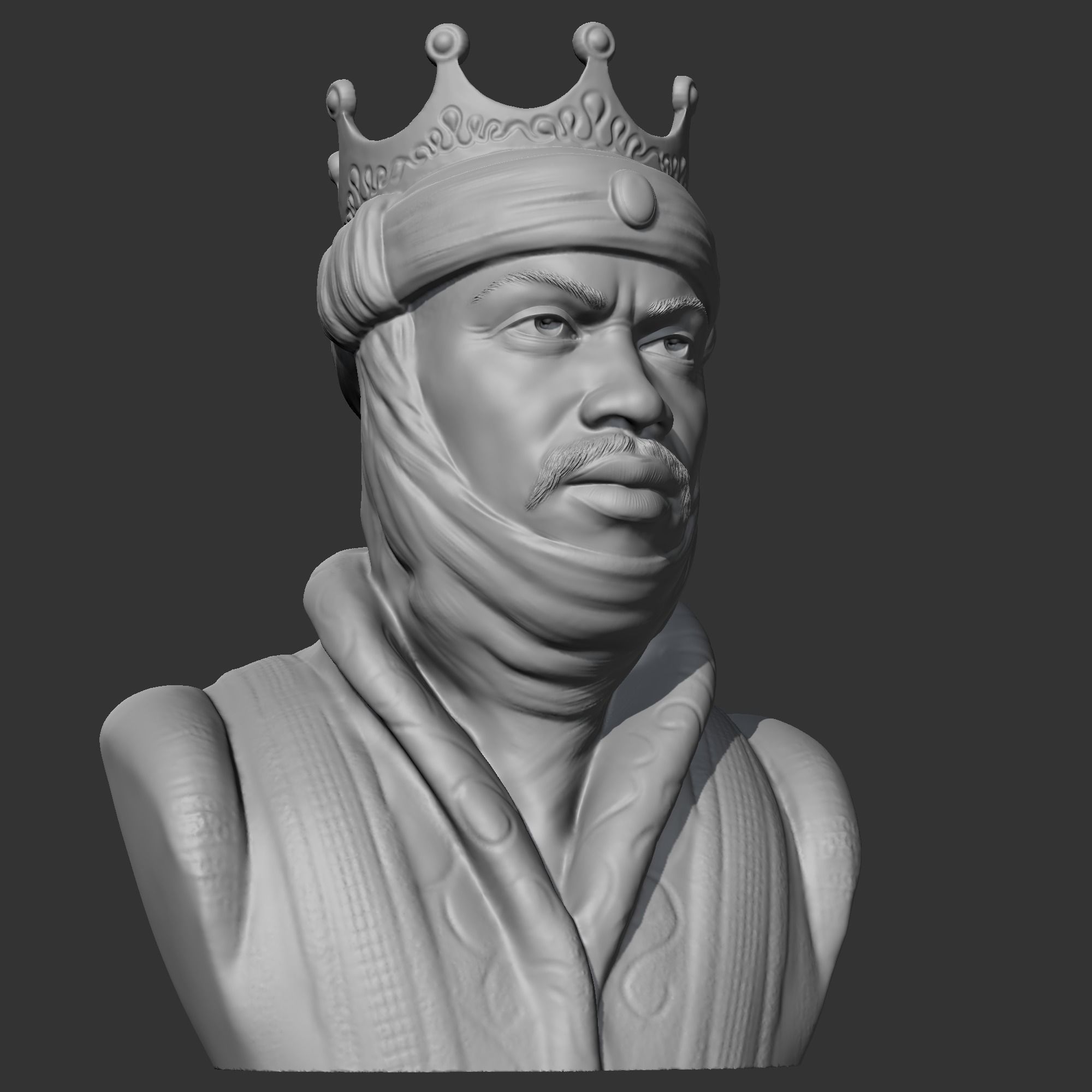Mansa Musa 3D print model 3D print model_8