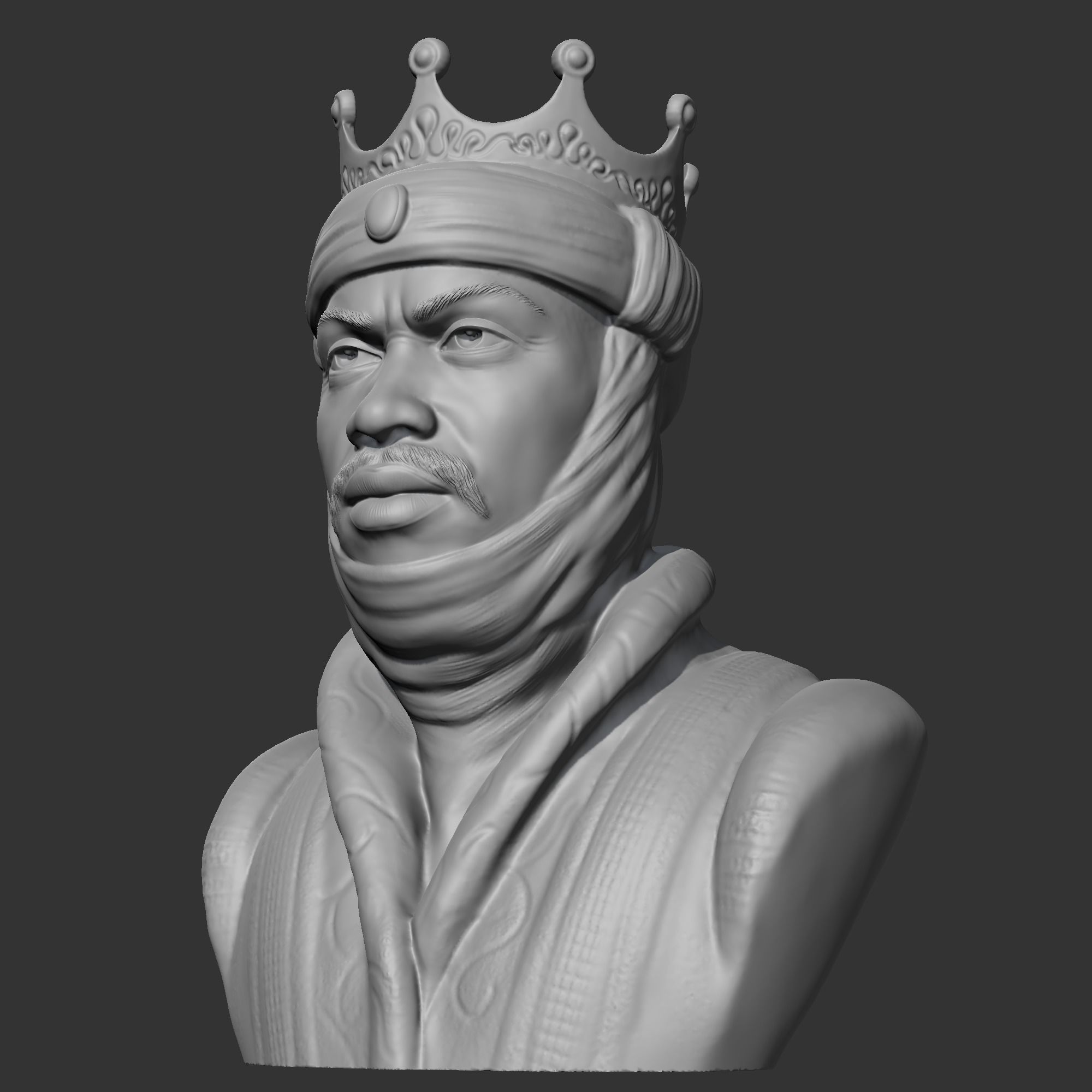 Mansa Musa 3D print model 3D print model_2
