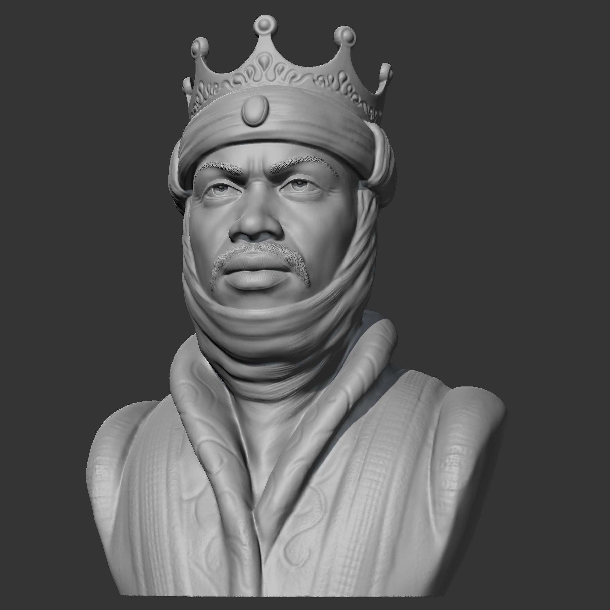 Mansa Musa 3D print model 3D print model_1