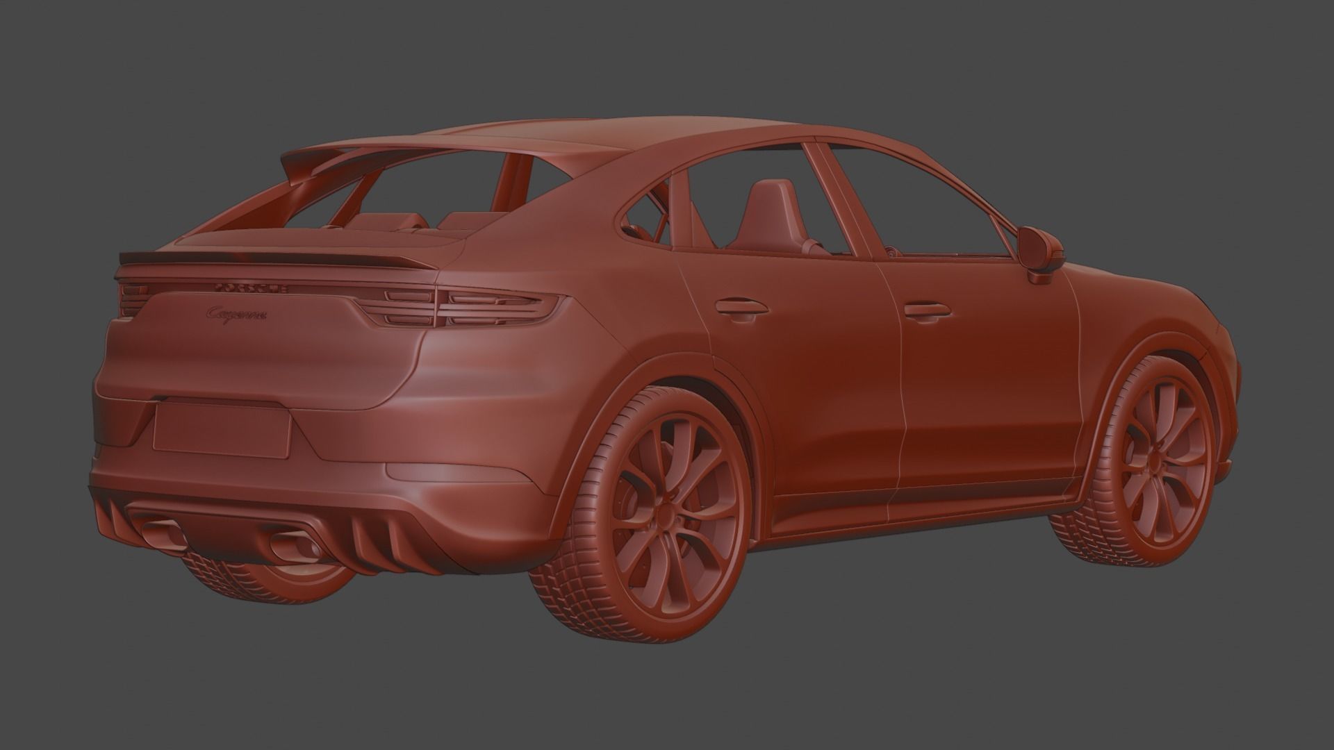 Porsche Cayenne Turbo GT 2022 3D model_10