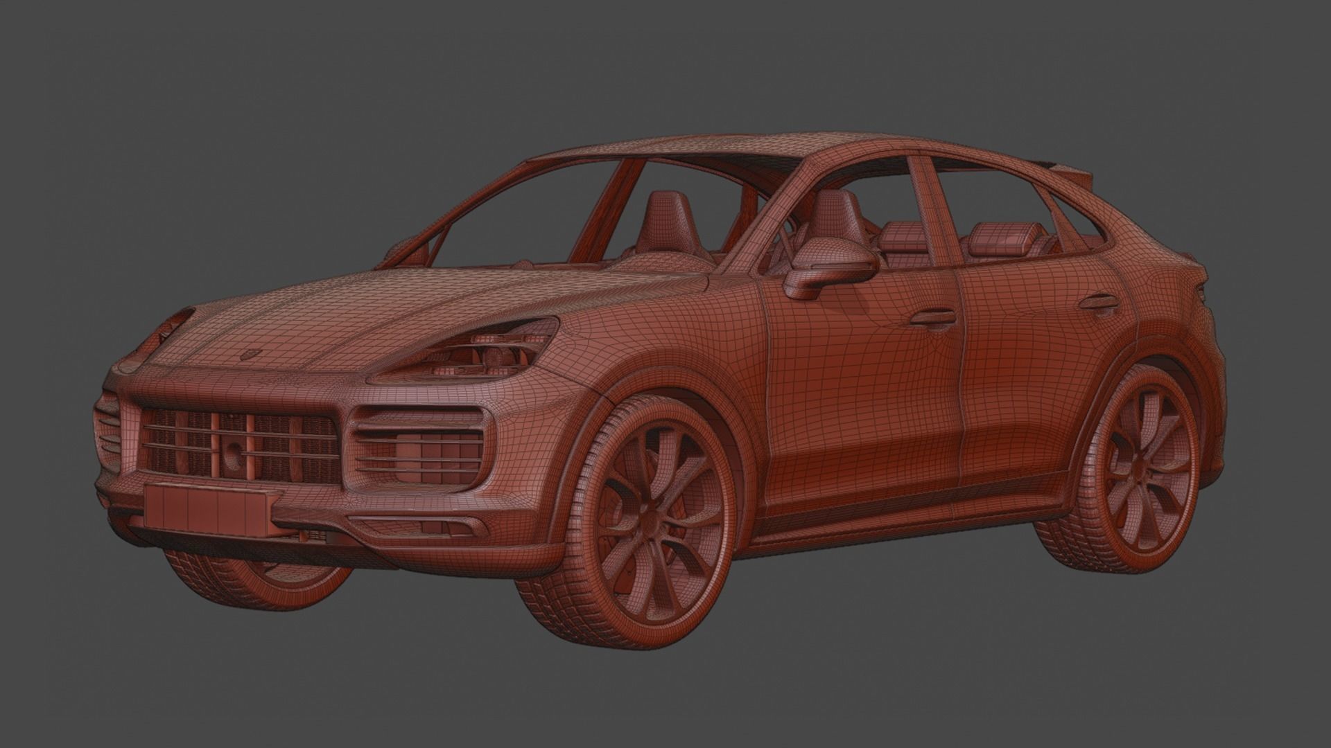 Porsche Cayenne Turbo GT 2022 3D model_7