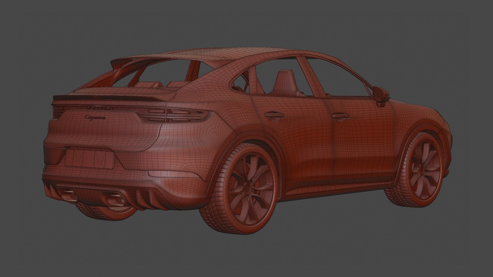 Porsche Cayenne Turbo GT 2022 3D model_8