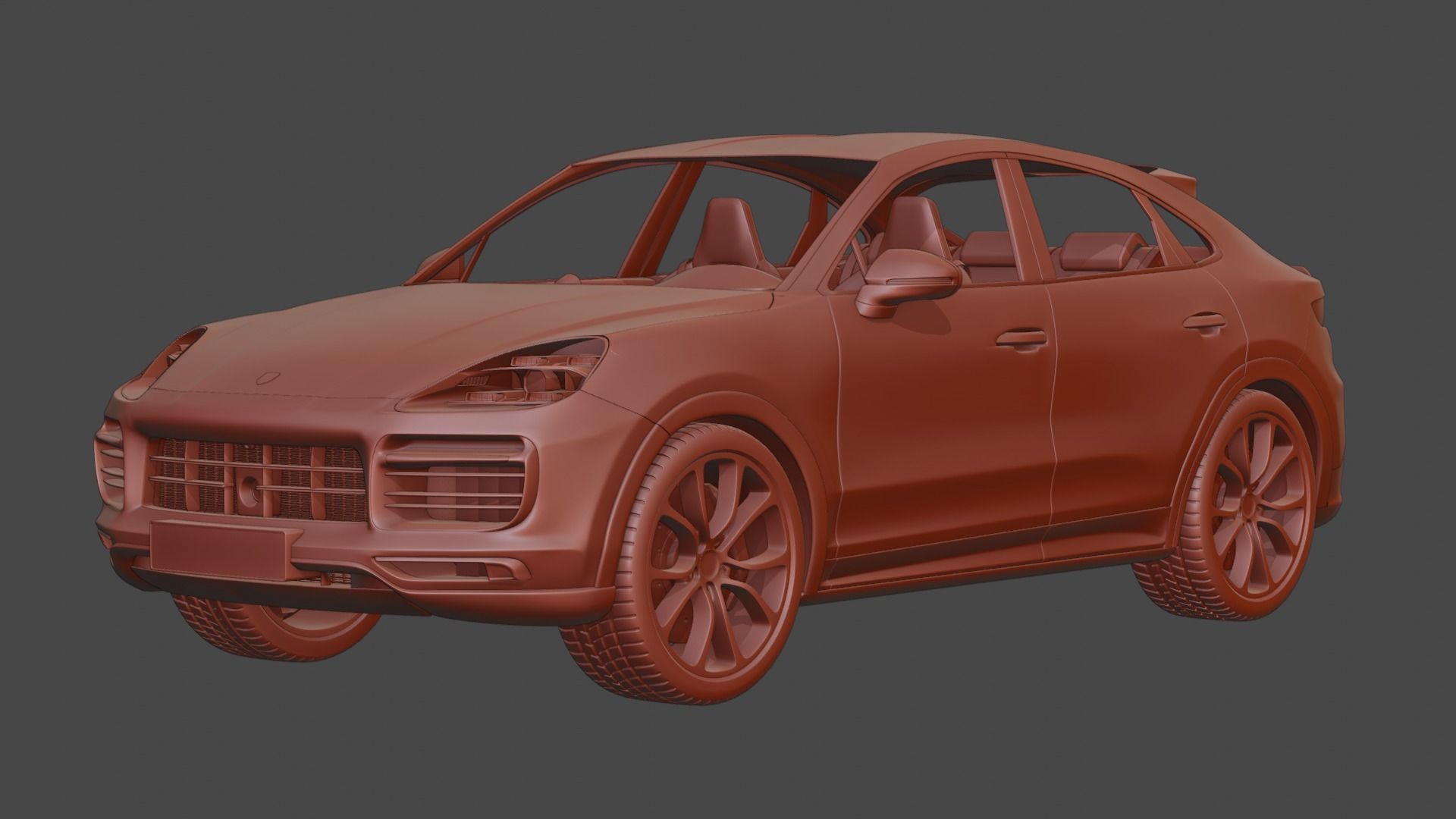 Porsche Cayenne Turbo GT 2022 3D model_9