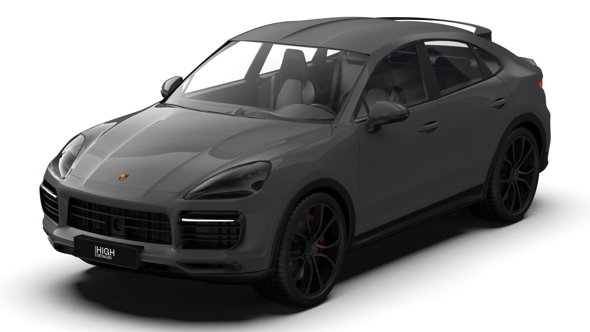 Porsche Cayenne Turbo GT 2022 3D model_3