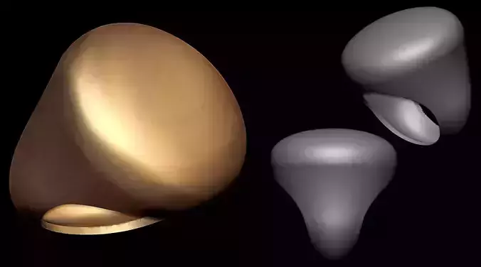  Round Dome Shape Ring 