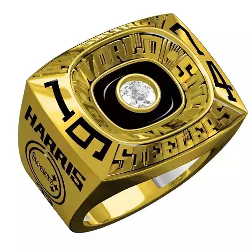 Super Bowl IX Pittsburgh Steelers Championship Ring