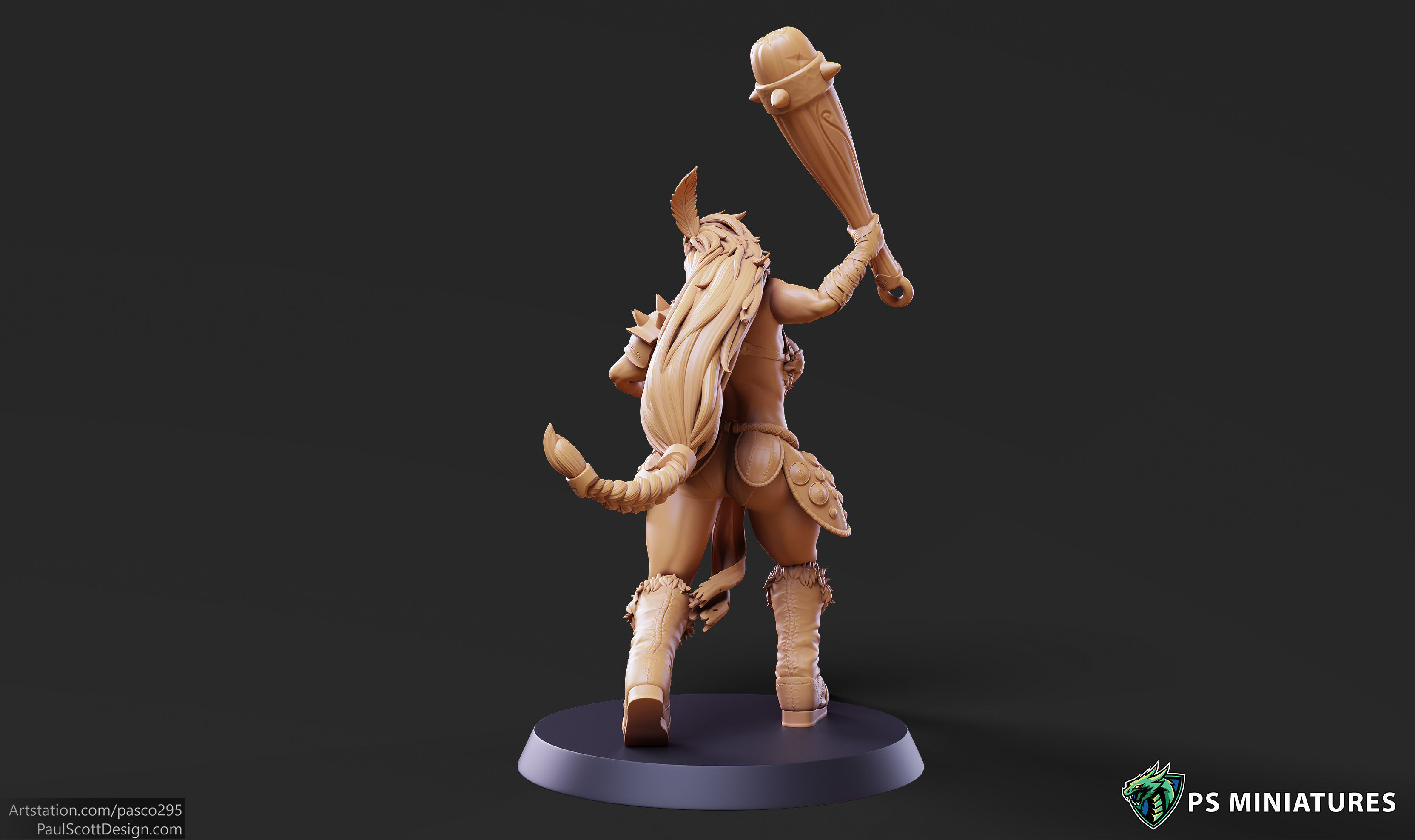 Barbarian Battlemaster Bundle and Pinups 3D print model_40