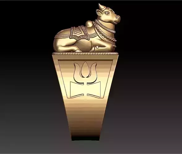 NANDHI RING 3D print model