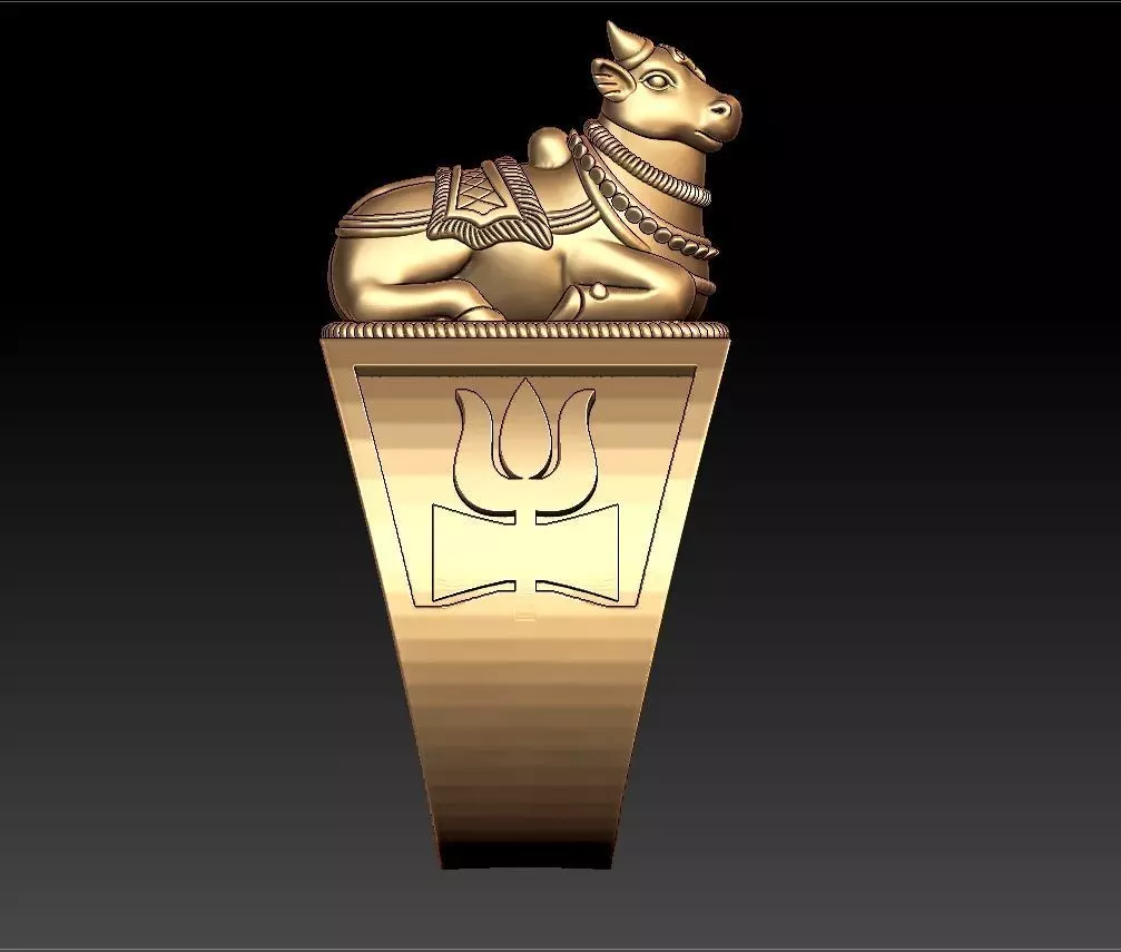 NANDHI RING 3D print model