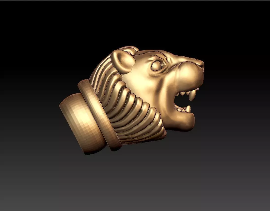 LION BANGLE 3D print model_0