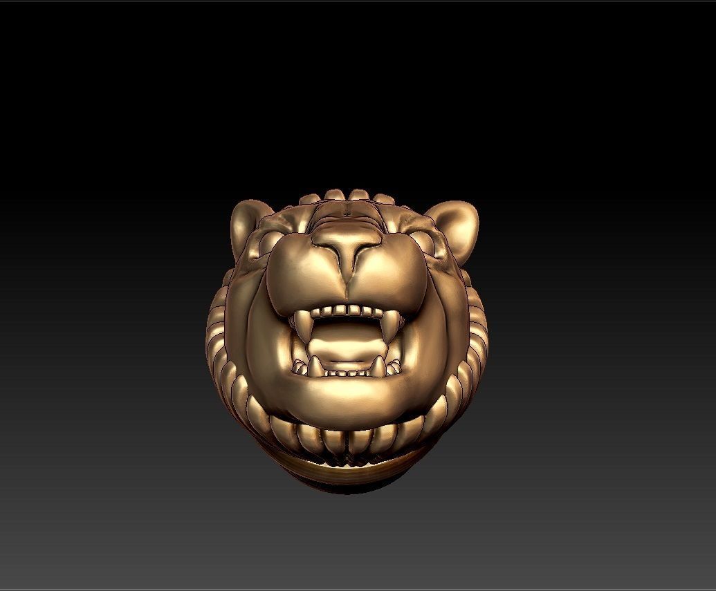 LION BANGLE 3D print model_2