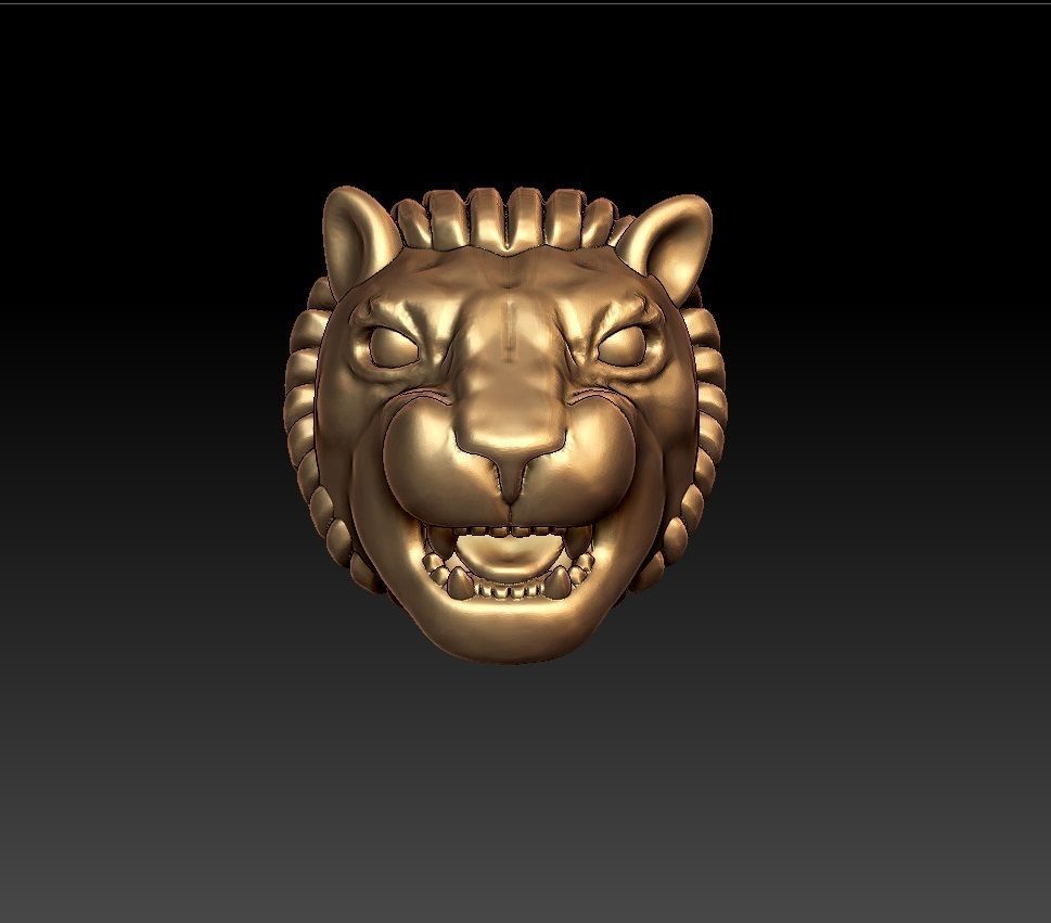 LION BANGLE 3D print model_3