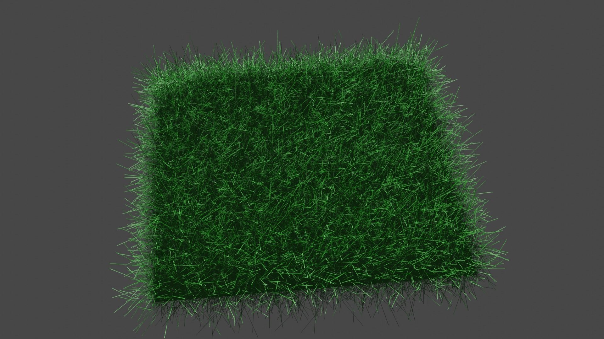 Grass model Low-poly 3D model_2