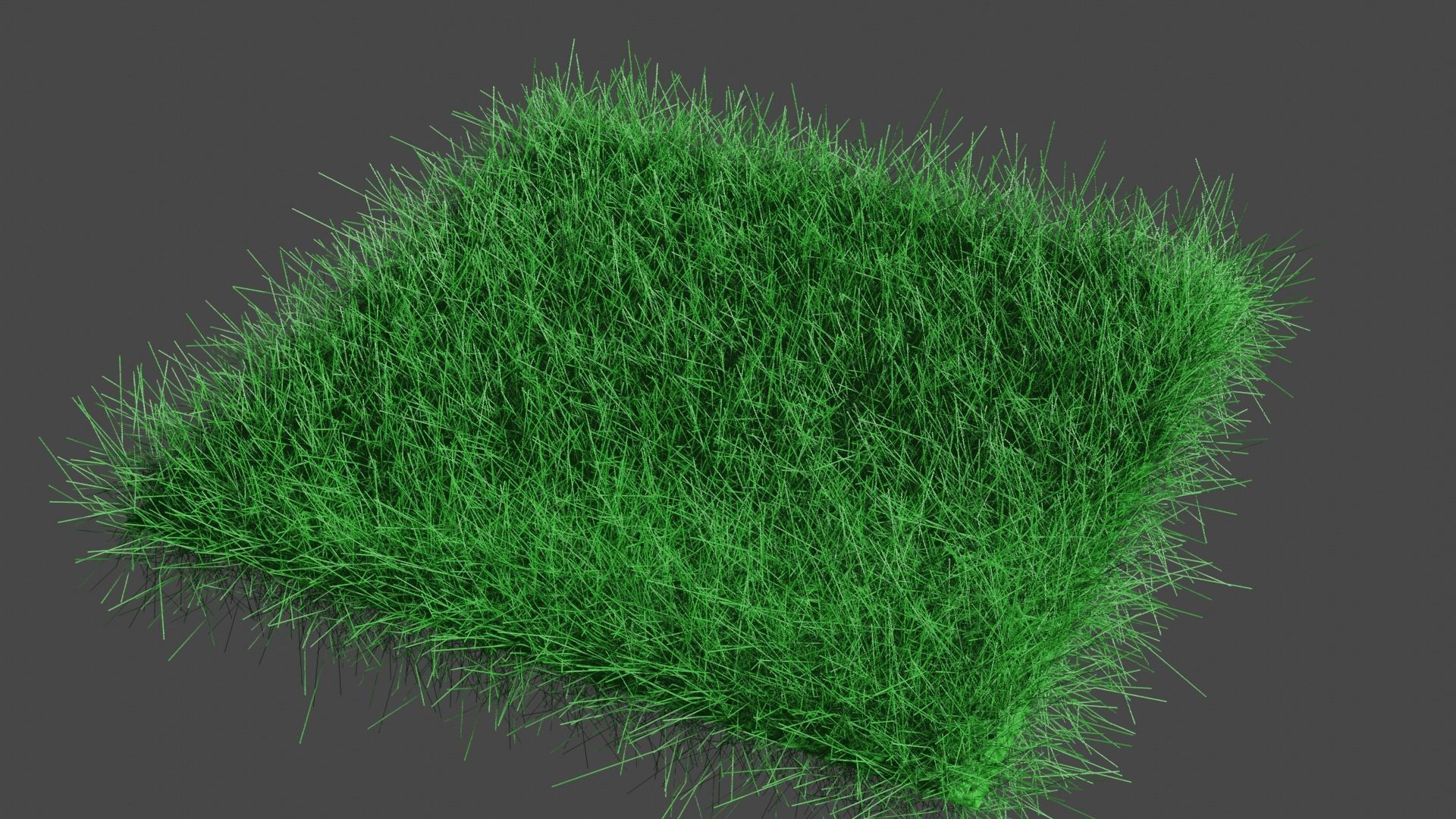 Grass model Low-poly 3D model_3