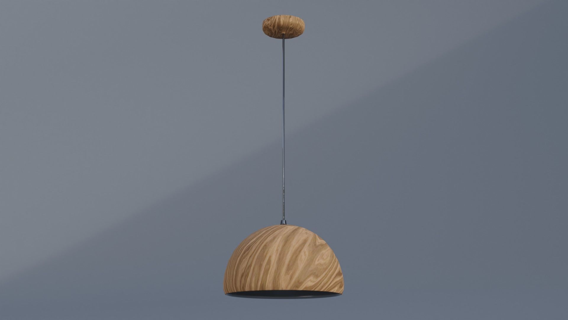 Ceiling Light Low-poly 3D model_1