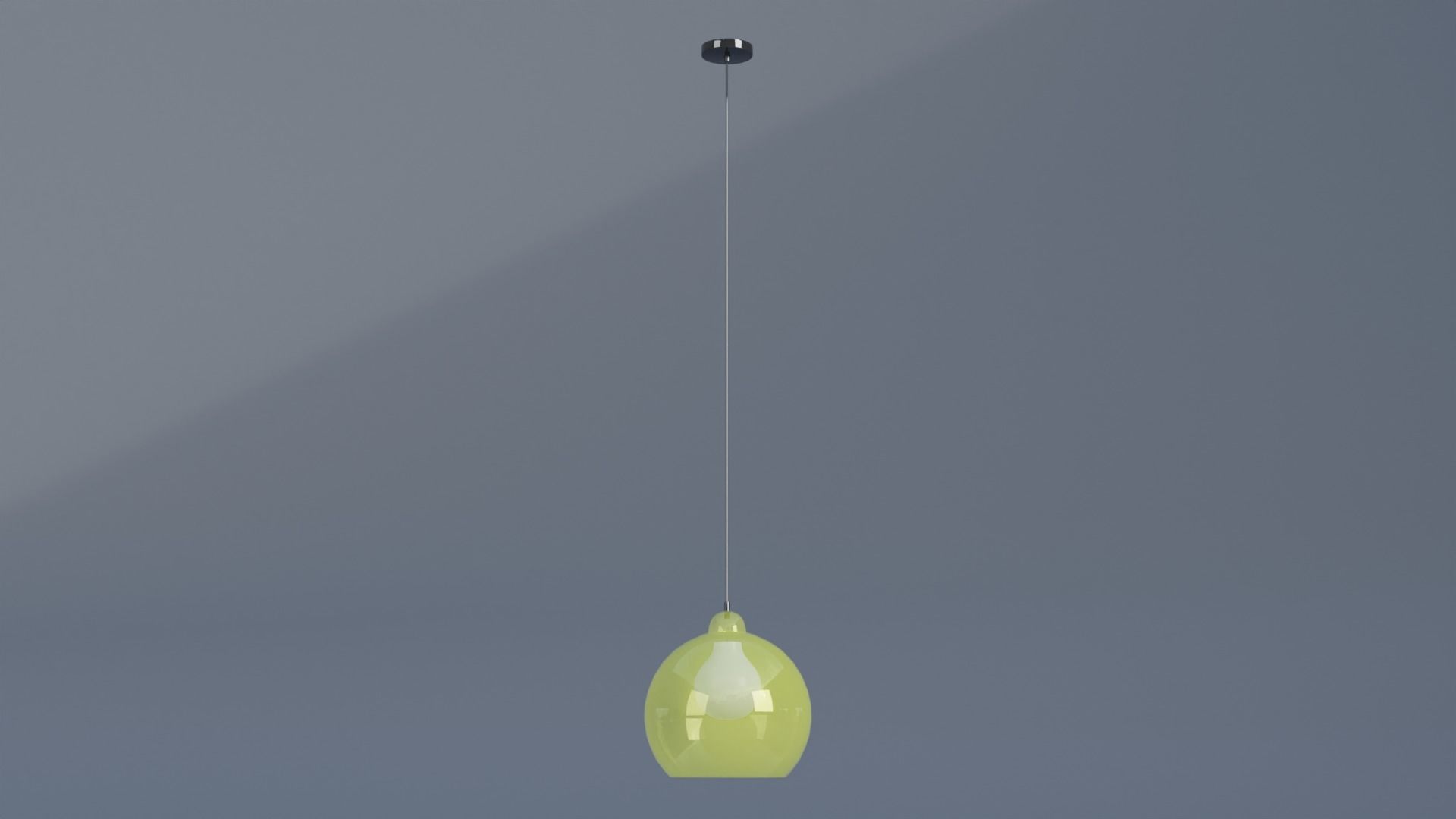 Ceiling Light  Low-poly 3D model_1
