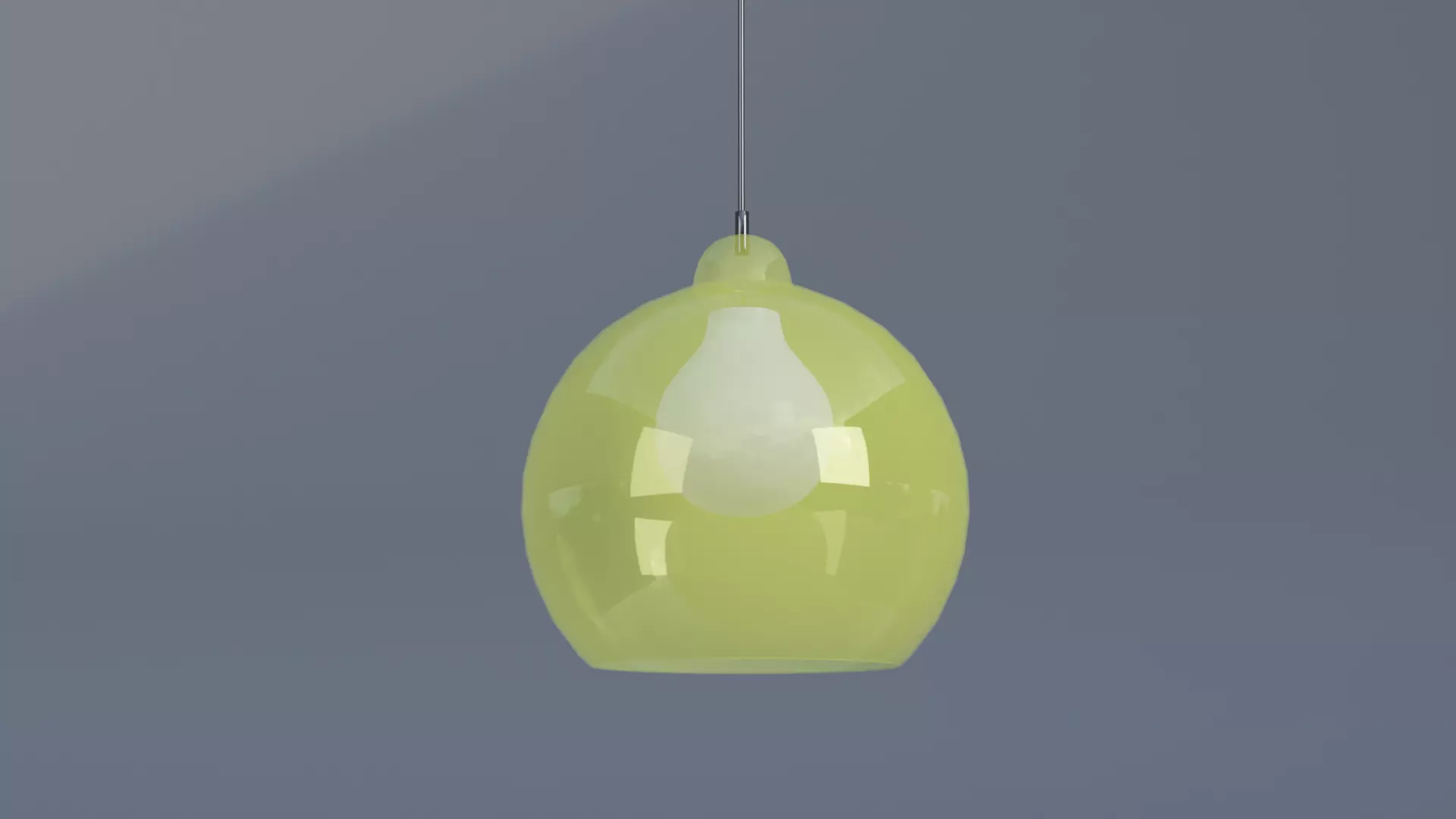 Ceiling Light  Low-poly 3D model_0