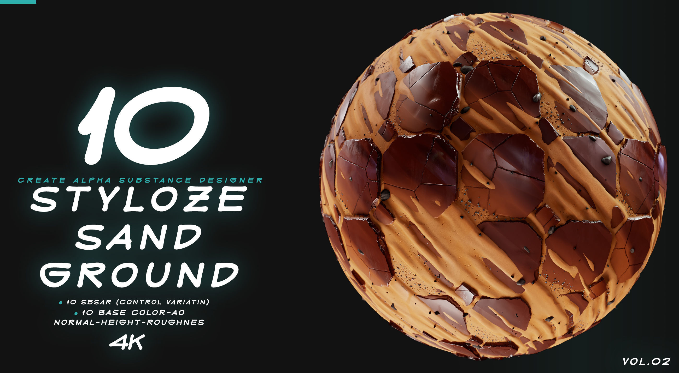 10 MATERIAL STYLIZE SAND AND GROUND VOL 01 Texture_8