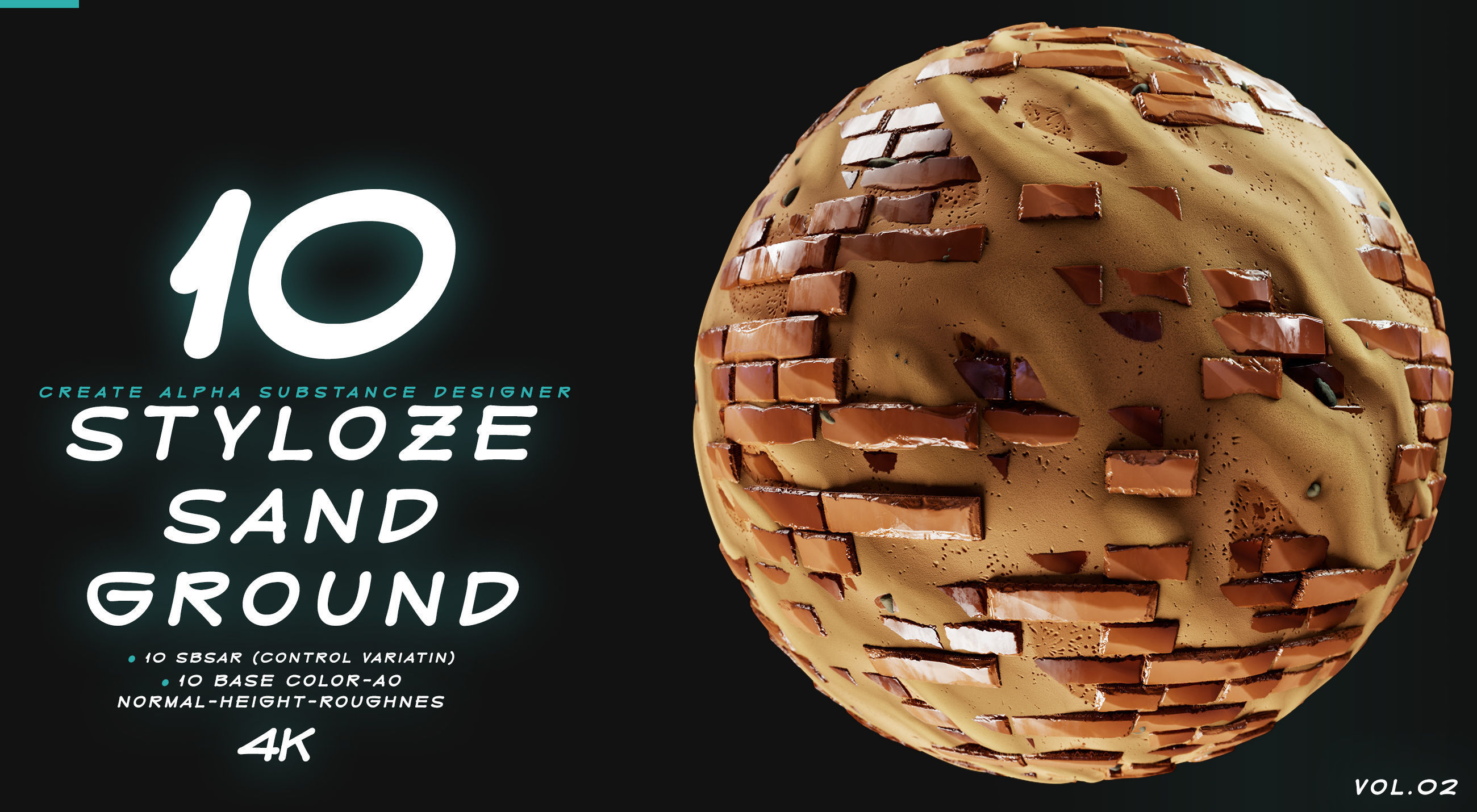 10 MATERIAL STYLIZE SAND AND GROUND VOL 01 Texture_10