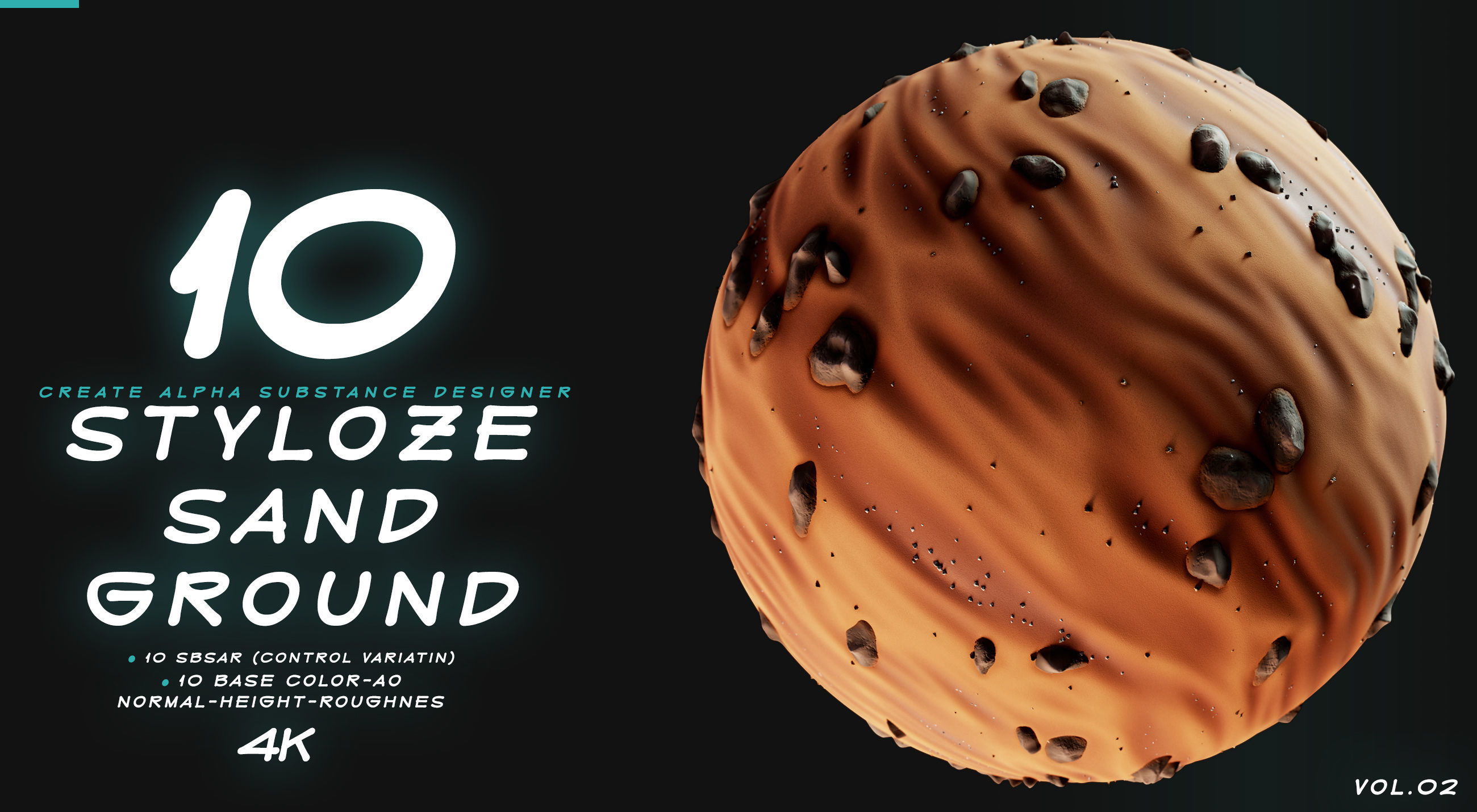 10 MATERIAL STYLIZE SAND AND GROUND VOL 01 Texture_4