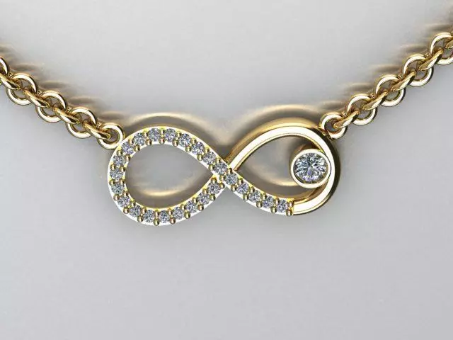 infiniti pendant 3D print model