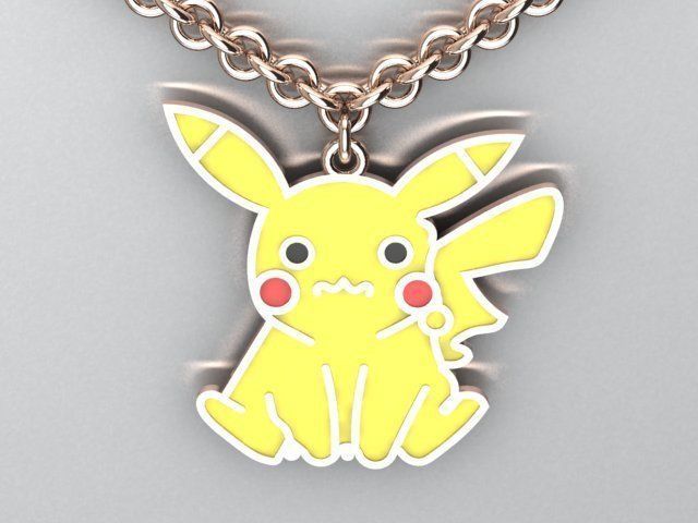 enamel pendant 3D print model_2