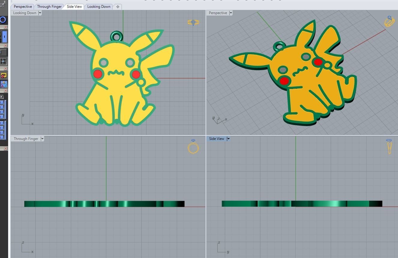 enamel pendant 3D print model_3