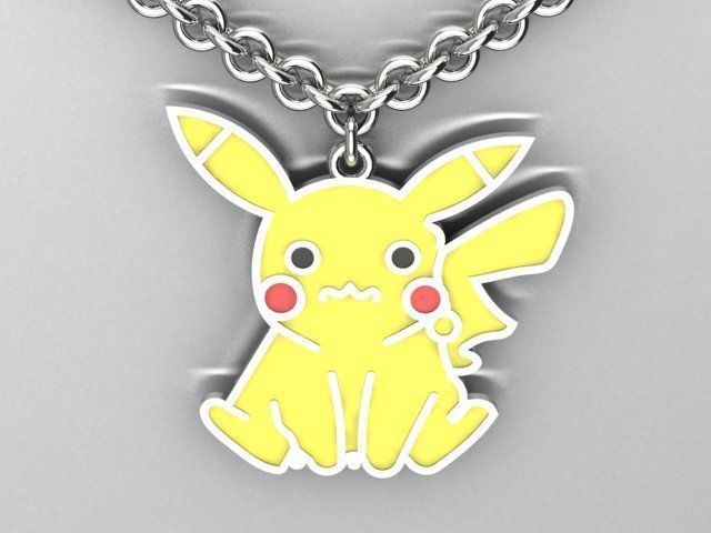 enamel pendant 3D print model_1