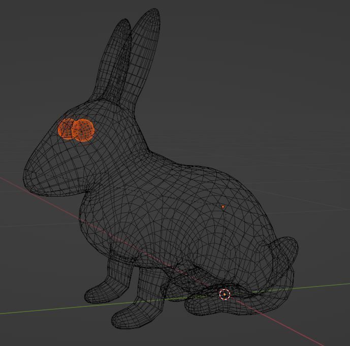 Rabbit riged and animated Low-poly 3D model_2