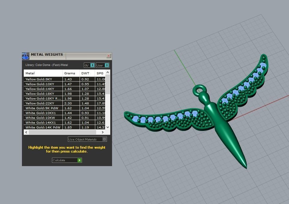 angel pendant 3D print model_4