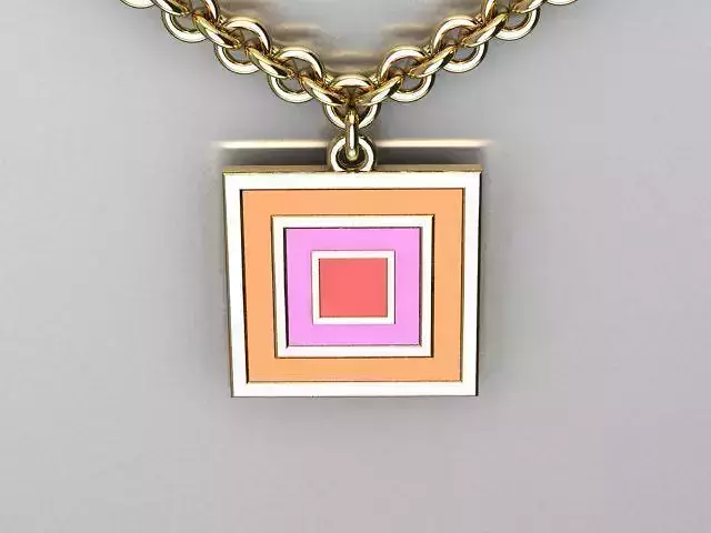 enamel pendant