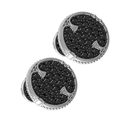 Black Diamond Cufflink