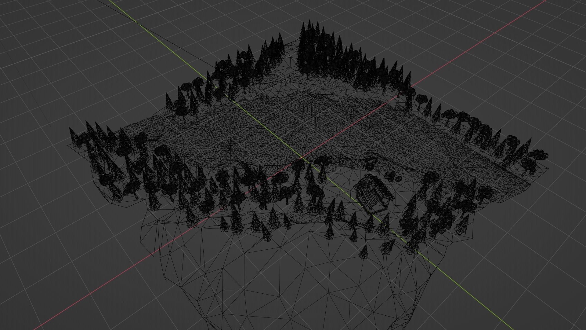 Low Poly Forest Free low-poly 3D model_7