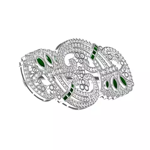 Art Deco Style Designer Brooch 2